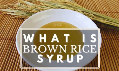 brown rice syrup vs maple.